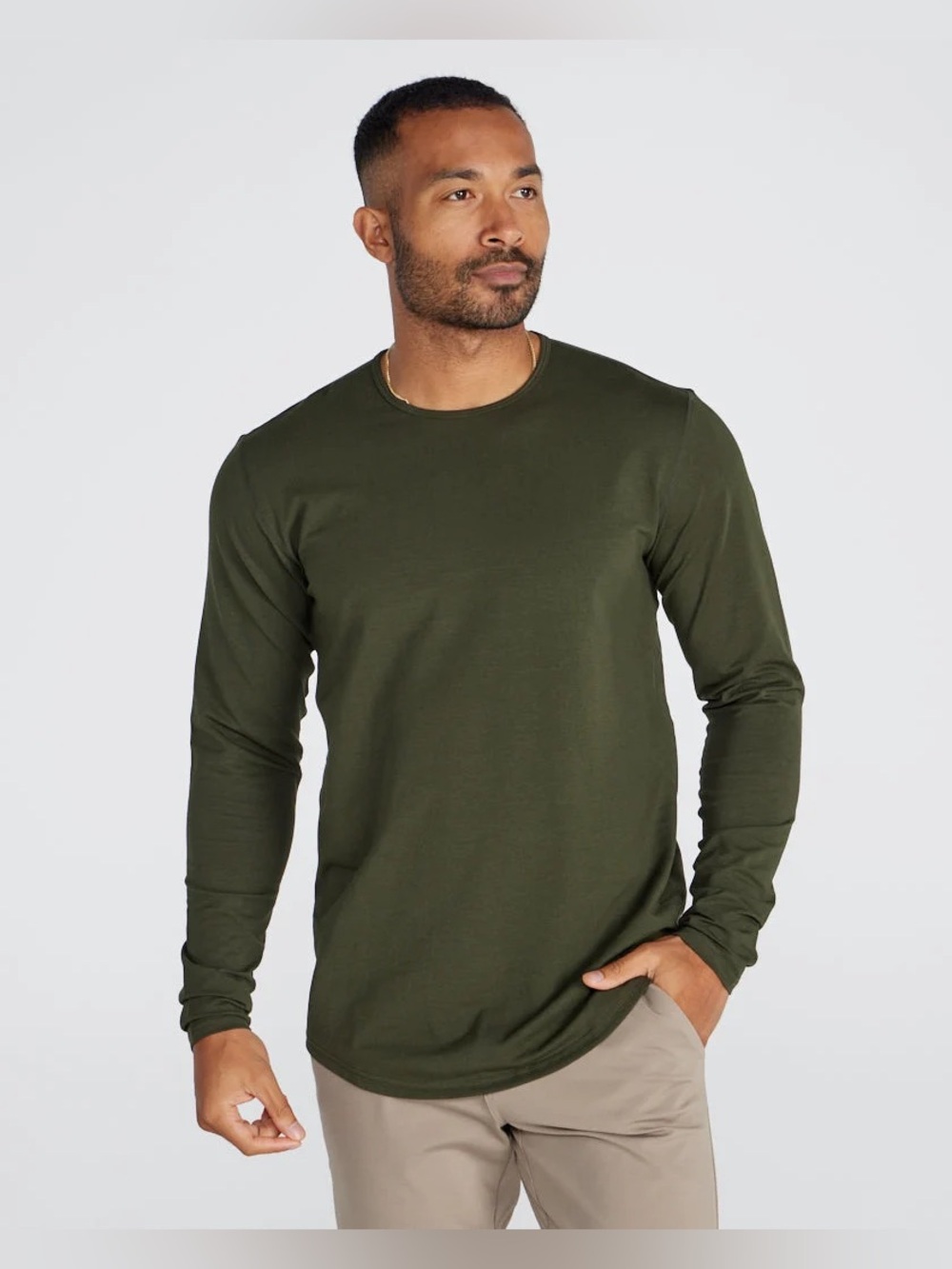 BYLT Drop-Cut Long Sleeve: LUX Size Medium
